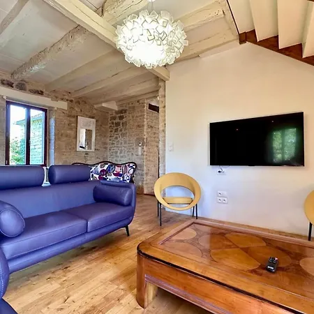 Maison D'antan - Piscinejardinclim - Bourg De