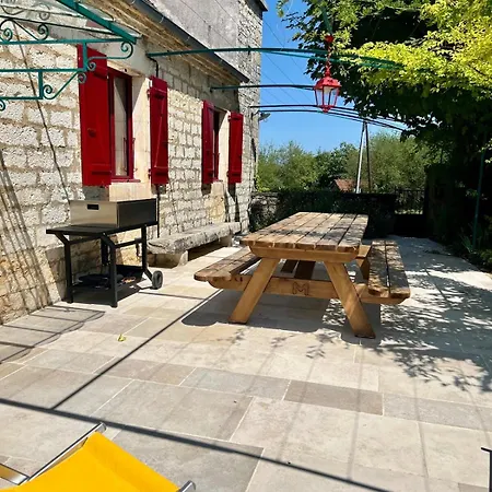 Maison D'antan - Piscinejardinclim - Bourg De Villa